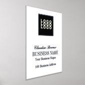 Poster d'impression du logo de l'entreprise Foil T (Poser)