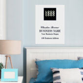 Poster d'impression du logo de l'entreprise Foil T (In situ (chambre))