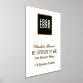 Poster d'impression du logo de l'entreprise Foil T (Poser)