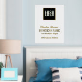 Poster d'impression du logo de l'entreprise Foil T (In situ (chambre))