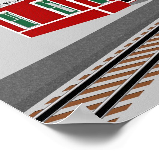 Poster d'impression du magasin de trains pour enfa (Coin)