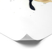 Poster d'impression d'un papillon Tiger Swallowtai (Coin)