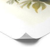 Poster d'impression en blanc Astilbe Flower Art (Coin)