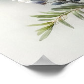 Poster d'impression en blanc Lupine Flower Art (Coin)