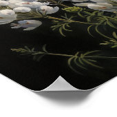 Poster d'impression en blanc Lupine Flower Art (Coin)