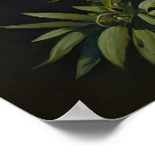 Poster d'impression en blanc Lupine Flower Art (Coin)