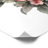 Poster d'impression floral moderne (Coin)