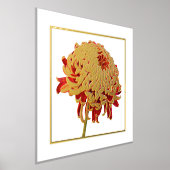 Poster d'impression Foil Accent Rouge & Gold Mum (Poser)