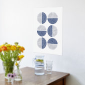 Poster d'impression Foil Blue Circle (Couchage (Cuisine))