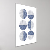 Poster d'impression Foil Blue Circle (Poser)