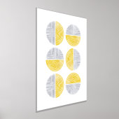 Poster d'impression Foil Yellow Circle (Poser)