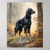 Poster d'impression Gordon Setter Dog (Devant)