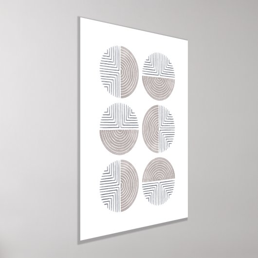 Poster d'impression Gray Circle (Poser)