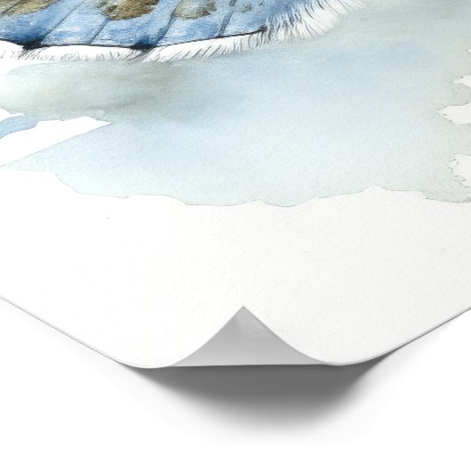 Poster d'impression Holly Blue Butterfly Art (Coin)