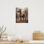 Poster d'impression irlandais Terrier Dog Art (Cuisine)
