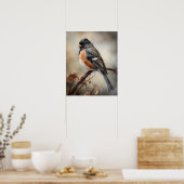 Poster d'impression Junco Bird Art (Cuisine)