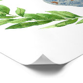 Poster d'impression Koi Blue and White Ginger Jar  (Coin)