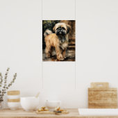 Poster d'impression Lhasa Apso Dog Art (Cuisine)
