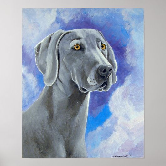 Poster d'impression murale Weimaraner (Devant)