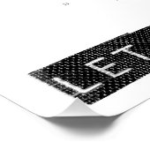 Poster d'impression noir Cyberpunk de contrôle men (Coin)