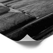 Poster d'impression noir et blanc Paris (Coin)