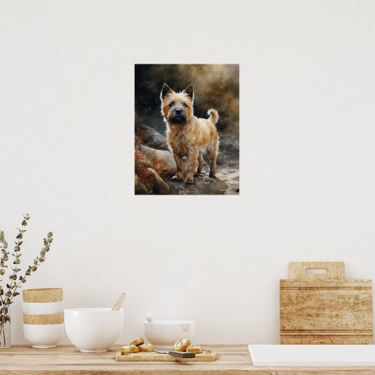 Poster d'impression Norwich Terrier Dog Art (Cuisine)