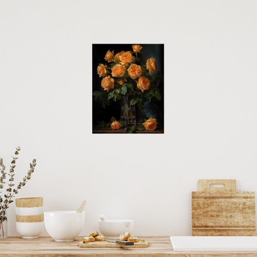 Poster d'impression Orange Rose (Cuisine)