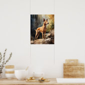 Poster d'impression Pharaoh Dog Art (Cuisine)
