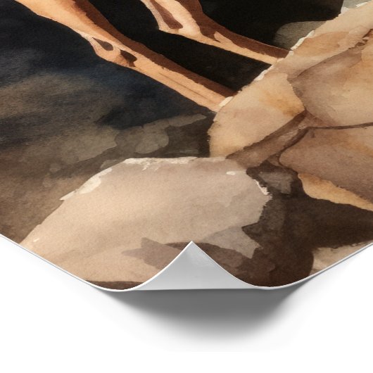 Poster d'impression Pharaoh Dog Art (Coin)