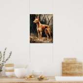 Poster d'impression Pharaoh Dog Art (Cuisine)