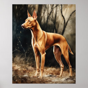 Poster d'impression Pharaoh Dog Art