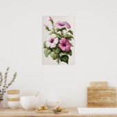 Poster d'impression Pink Petunias (Cuisine)
