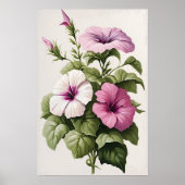 Poster d'impression Pink Petunias (Devant)