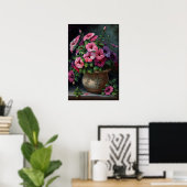 Poster d'impression Pink Petunias (Bureau à domicile)
