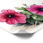 Poster d'impression Pink Petunias (Coin)