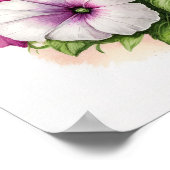 Poster d'impression Pink Petunias (Coin)