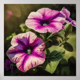Poster d'impression Pink Petunias