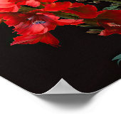 Poster d'impression Red Delphinium (Coin)