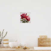 Poster d'impression Red Peonies (Cuisine)