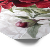 Poster d'impression Red Peonies (Coin)