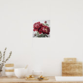 Poster d'impression Red Peonies (Cuisine)