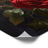 Poster d'impression Red Roses Flower Art (Coin)