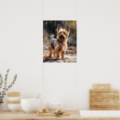 Poster d'impression Silky Terrier Dog Art (Cuisine)