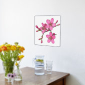 Poster d'impression sur les fleurs de printemps ro (Couchage (Cuisine))