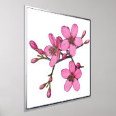 Poster d'impression sur les fleurs de printemps ro (Poser)