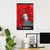 Poster Dinamo Futurista Marinetti Zang Tumb (Bureau à domicile)