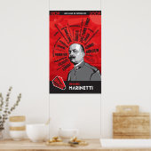 Poster Dinamo Futurista Marinetti Zang Tumb (Cuisine)
