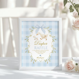 Poster Dinde Coucher Raffle Sauge Vert Caprice