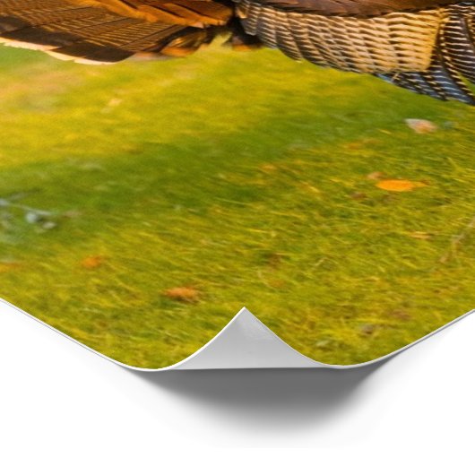 Poster Dinde de Thanksgiving (Coin)