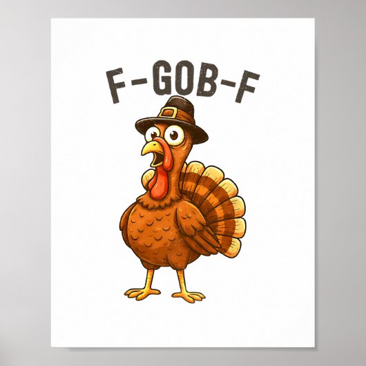 Poster Dinde-dinde Citation drôle de Thanksgiving sur la  (Devant)